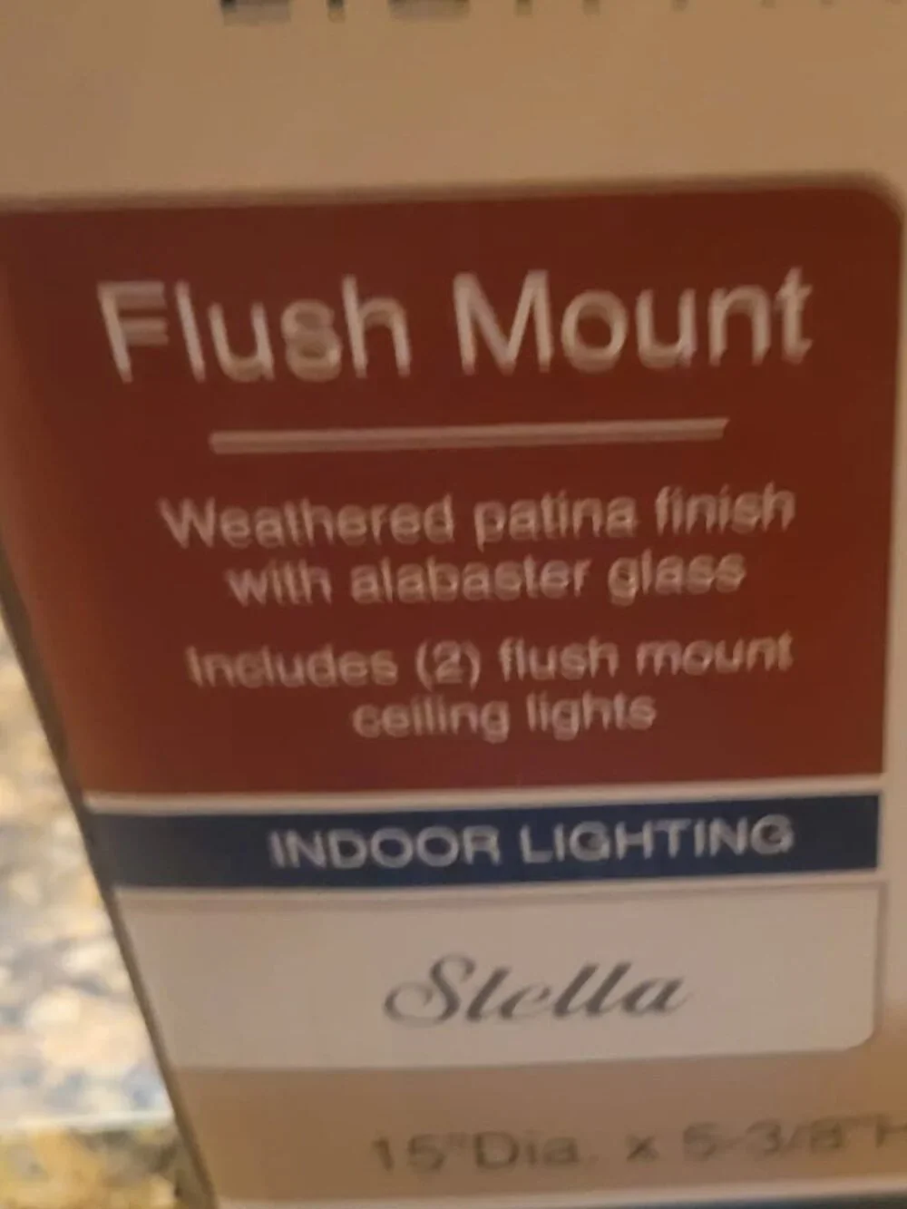 Patriot Flush Mount set of 2  15